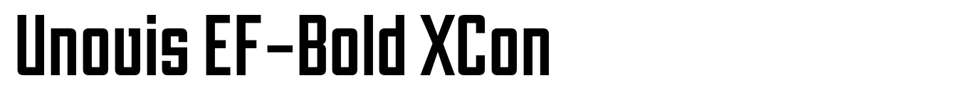 Unovis EF-Bold XCon